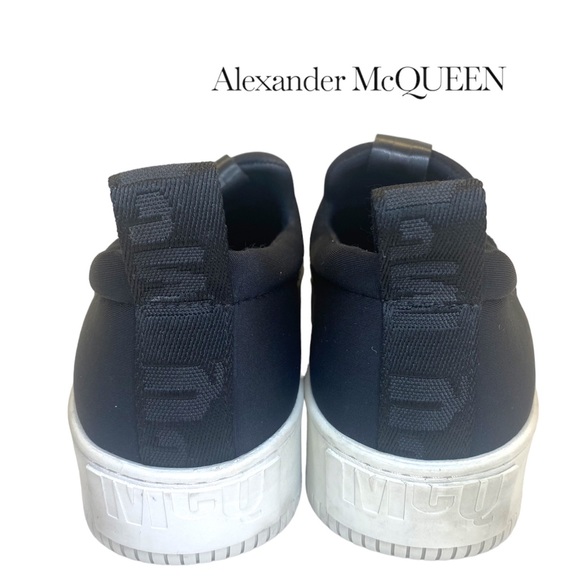 McQ by Alexander McQueen Loafers Slippers Studded Slip-Ons Size EU 39 AU 8 + bag - Picture 2 of 14